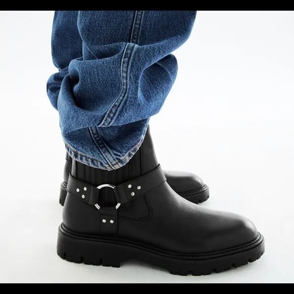 Zara biker boots
