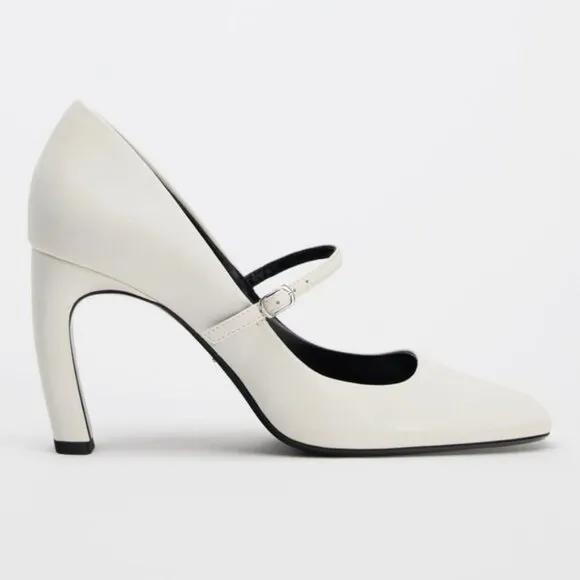 ZARA CURVED HEEL PUMP