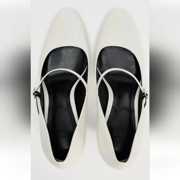 ZARA CURVED HEEL PUMP