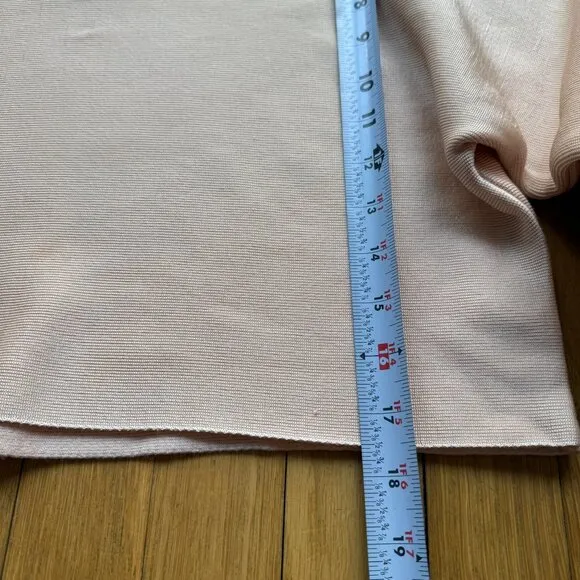 Zara Knit Size Medium NEW Blush Pink Oversized Boxy Cropped Pullover Sweater Top