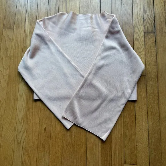 Zara Knit Size Medium NEW Blush Pink Oversized Boxy Cropped Pullover Sweater Top