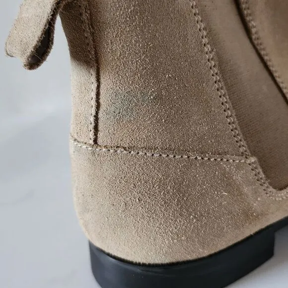 ZARA MAN Chelsea Tan Suede Ankle Boots Size EU 40 Chukka