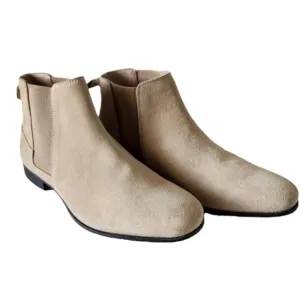 ZARA MAN Chelsea Tan Suede Ankle Boots Size EU 40 Chukka