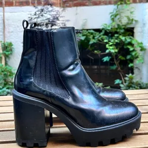 ZARA Platform Ankle Boots