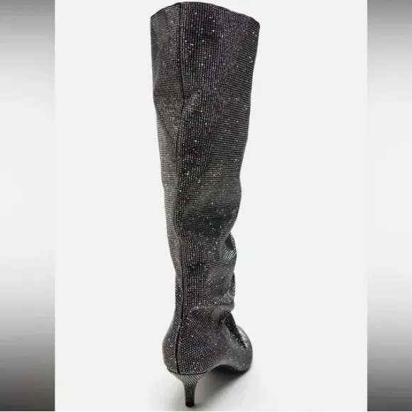 ZARA Rhinestone Boots