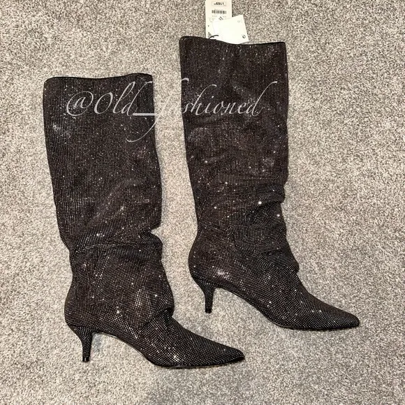 ZARA Rhinestone Boots