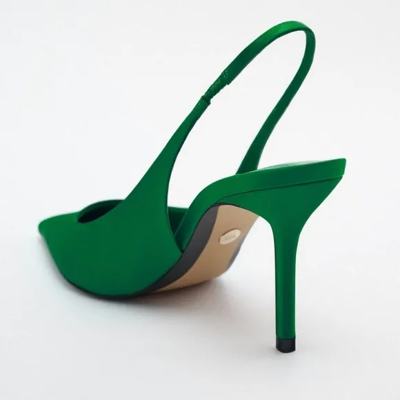 ZARA SLINGBACK HEELED SHOES Bloggers Favorite