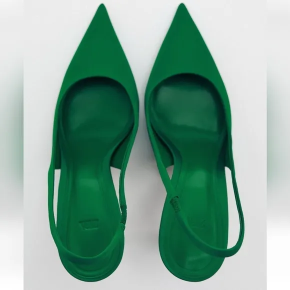 ZARA SLINGBACK HEELED SHOES Bloggers Favorite