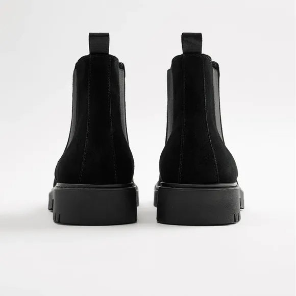 ZARA SPLIT LEATHER ANKLE BOOTS SIZE 7