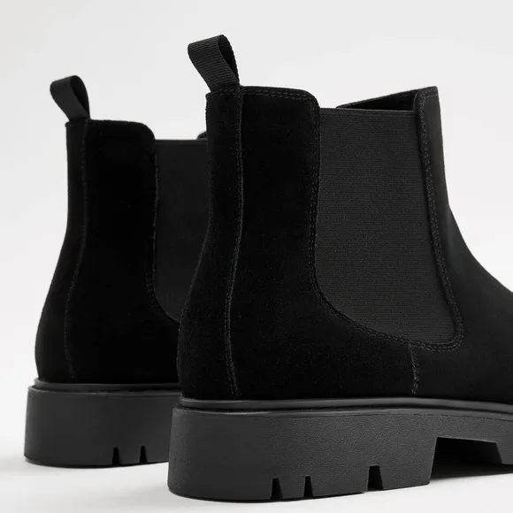 ZARA SPLIT LEATHER ANKLE BOOTS SIZE 7