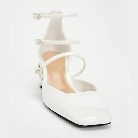 ZARA Square Toe Heels NWT LAST ONE!!!