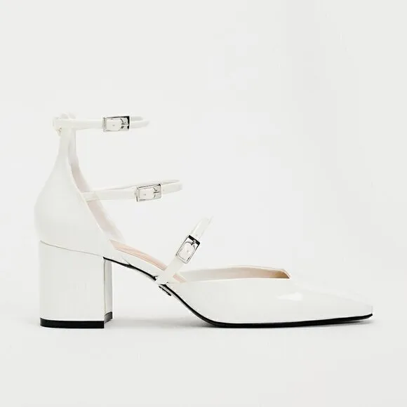 ZARA Square Toe Heels NWT LAST ONE!!!