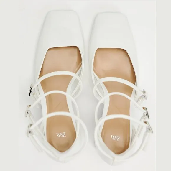ZARA Square Toe Heels NWT LAST ONE!!!