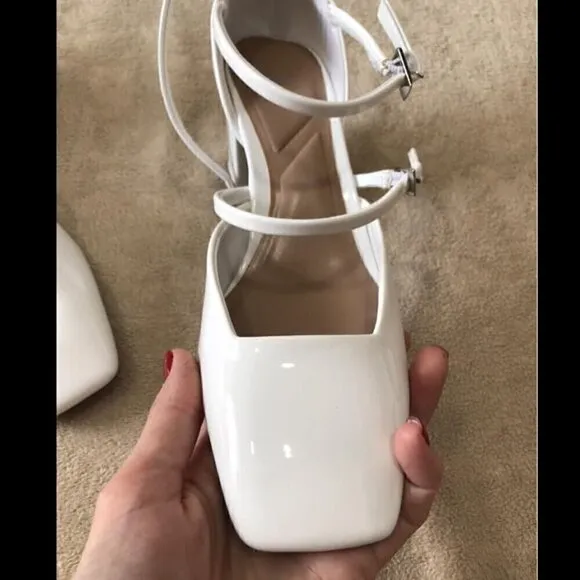 ZARA Square Toe Heels NWT LAST ONE!!!