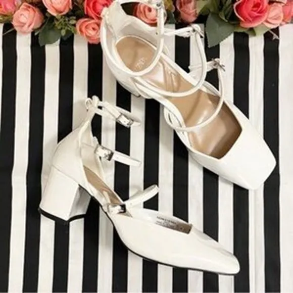 ZARA Square Toe Heels NWT LAST ONE!!!
