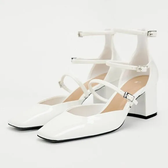ZARA Square Toe Heels NWT LAST ONE!!!